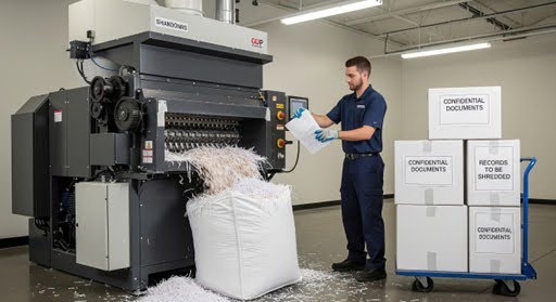 Professional shredding service